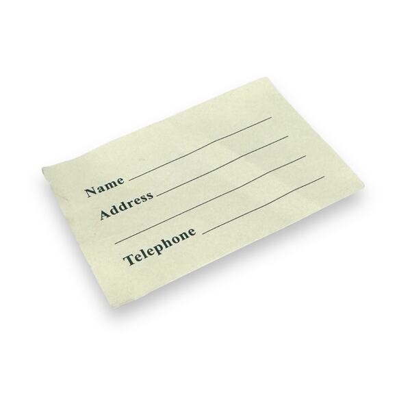 5/$65      Vera Bradley Americana Luggage Bag Tag Red Blue Tan Retired Rare - Picture 5 of 5